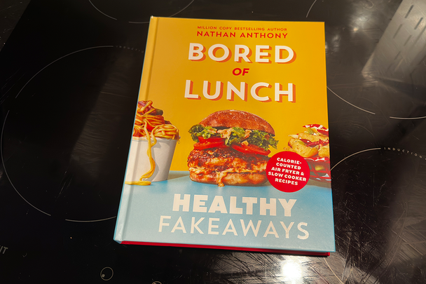 Best air fryer cookbook IndyBest review ‘Bored of Lunch- The Healthy Slow Cooker Book’ by Nathan Anthony, published by Ebury Press